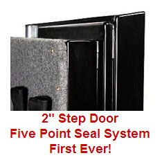 two inch step door Sportsman Steel Safes