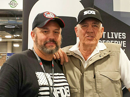 Ernie Von Epp with Lee Emory at Shot Show