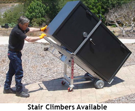 Safe moving stair climbers