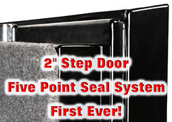 Step System Safe Door - Sportsman Steel Safes