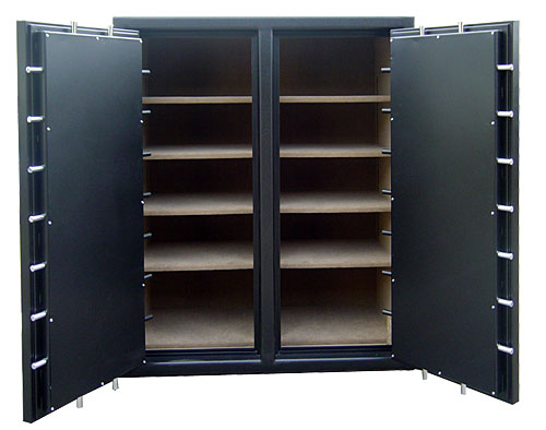 Double Wide Double Door Safe interior for sale in Oklahoma