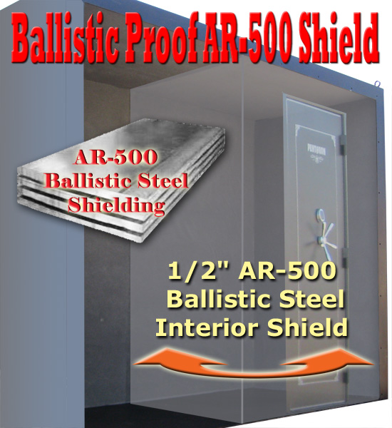 Ballistic shield room Sportsman Safes