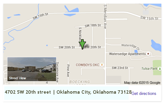 Map Oklahoma Gun Safe and Storm Shelters