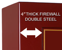 5 inch thick firewall double steel
