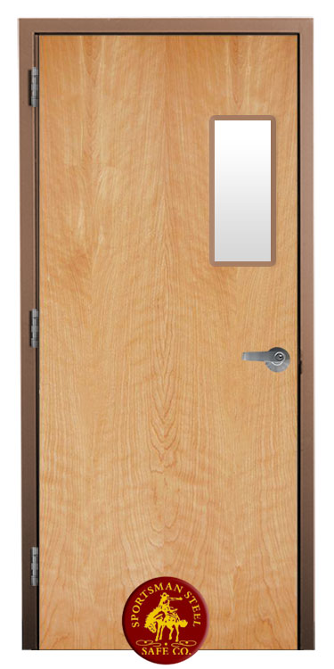 Bullet Proof Door Wood grain