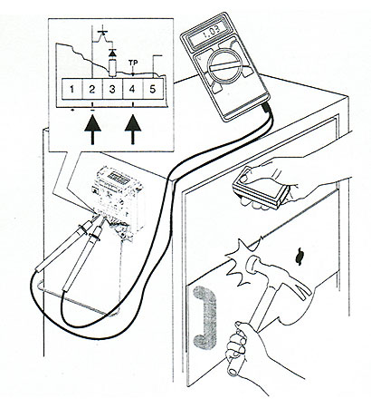 Sesmic security system for jewelry safes