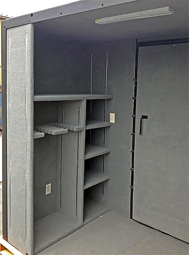 Safe Room Interior with Shelves