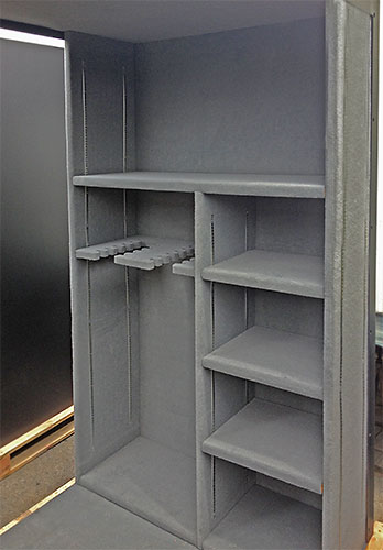 Safe Room Interior with Shelves