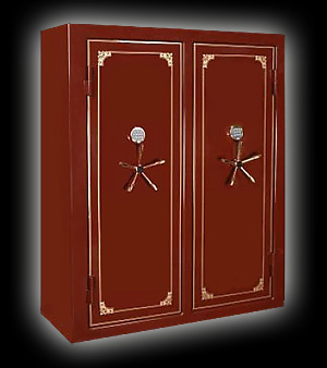 Double wide double door jewelry safe