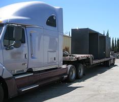 Safe Room Delivery via truck