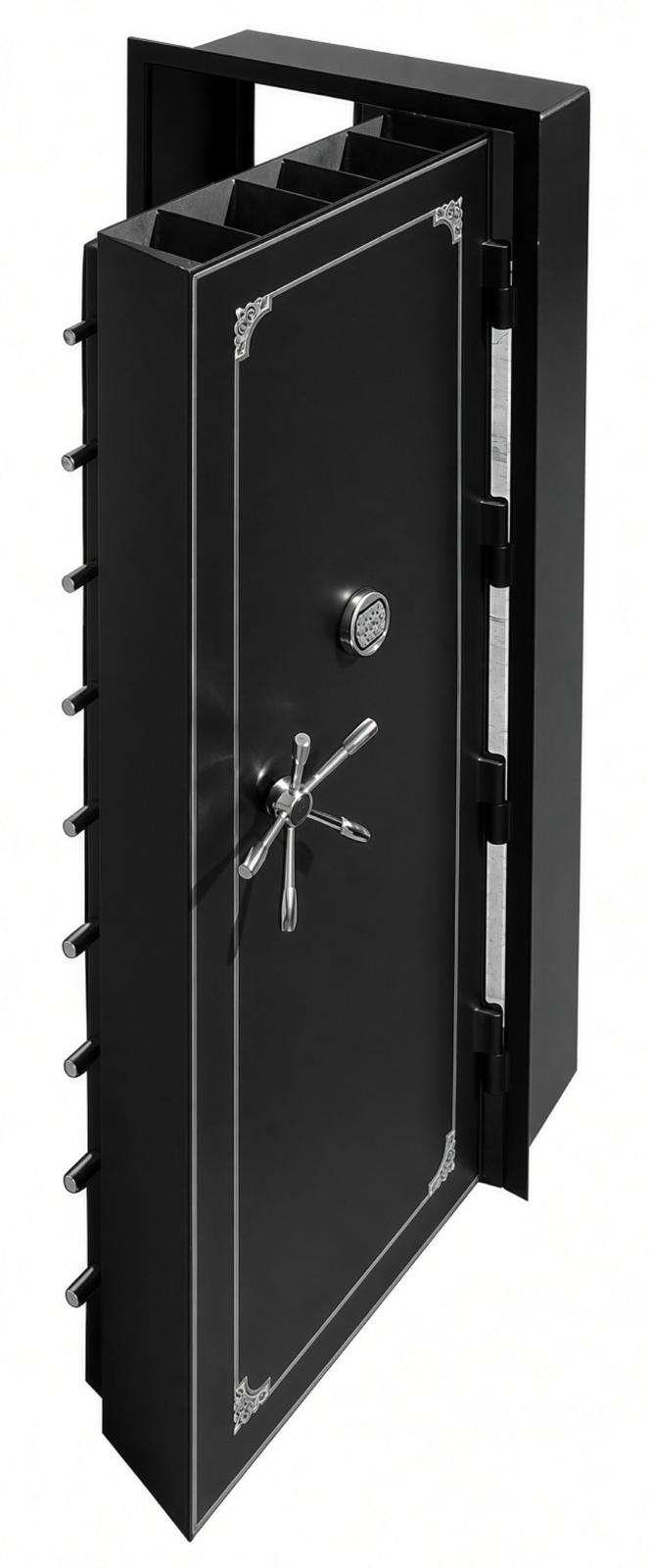 Tankhead Blast Door — Black — Silver Accents