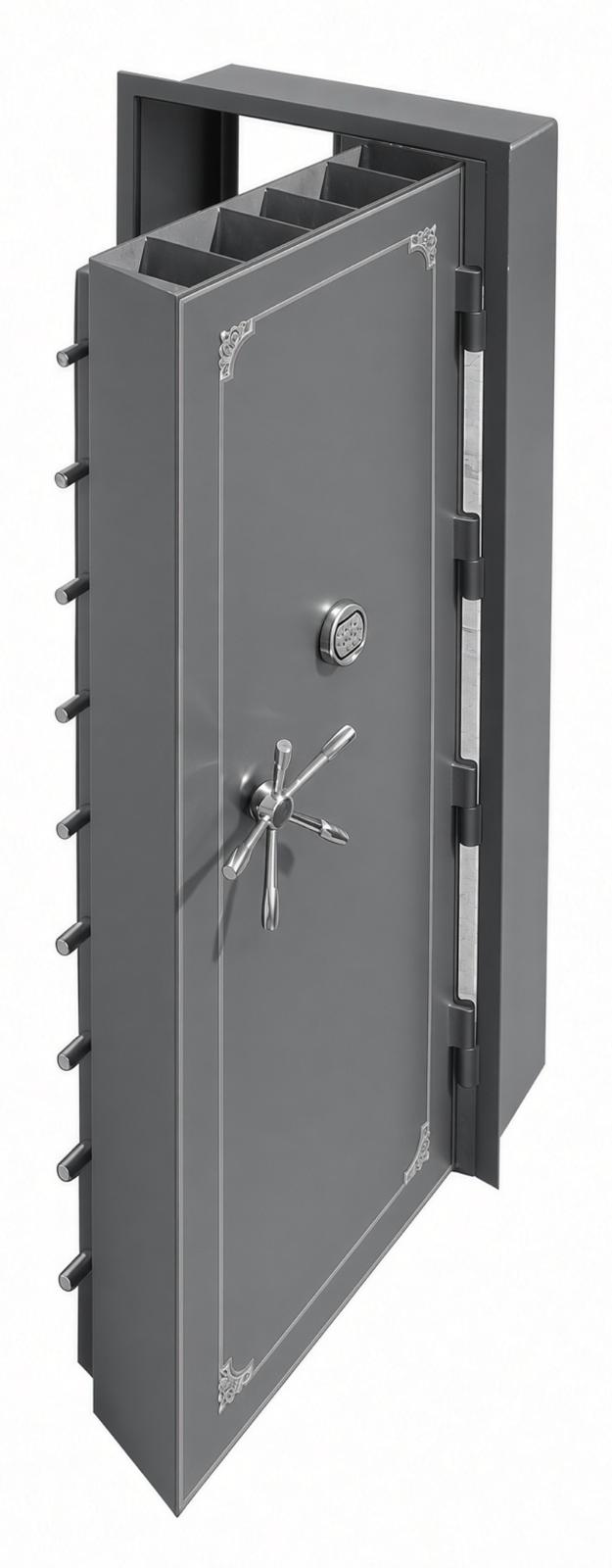 Tankhead Blast Door — Gunmetal Grey — Silver Accents