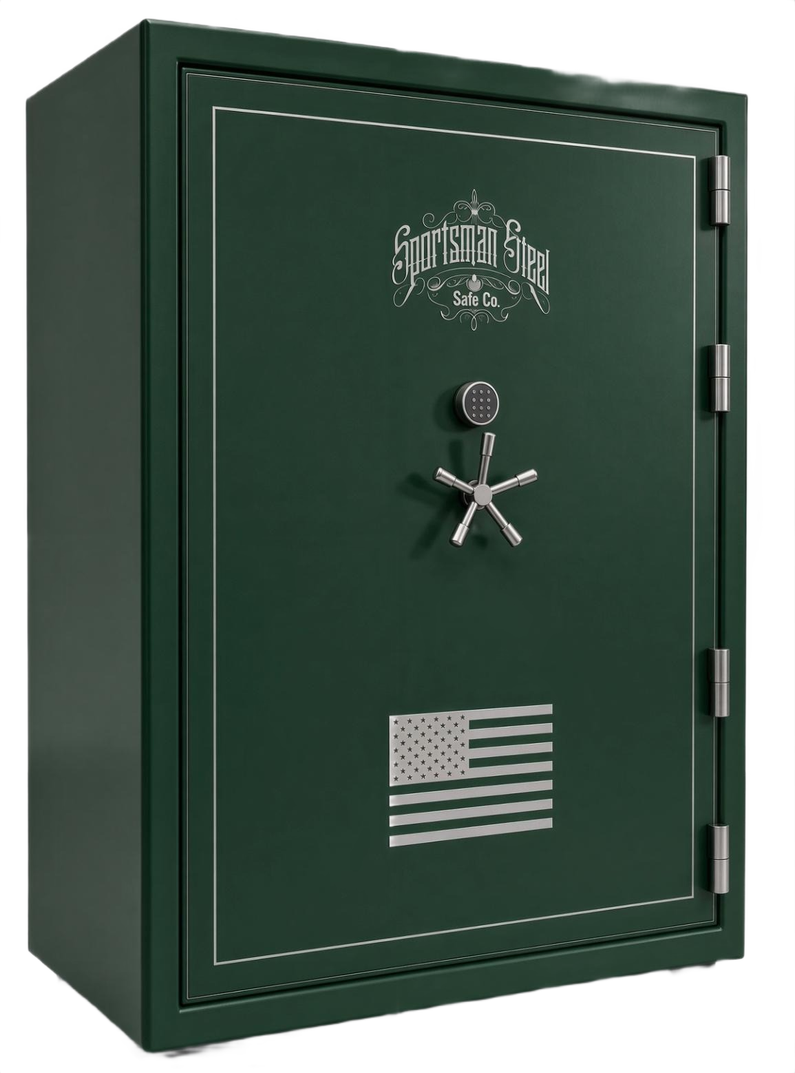Large gun safe 72x60x30 - Green / Silver Accent