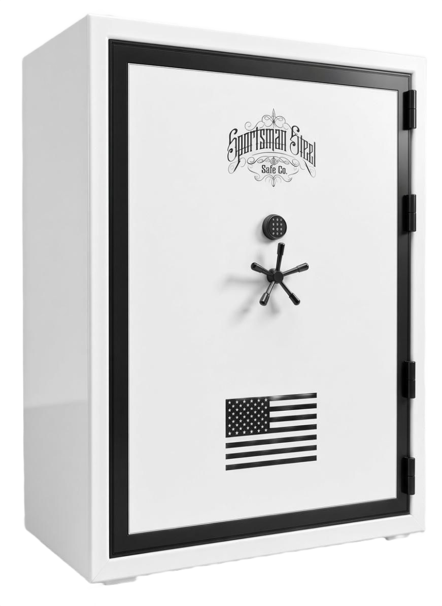 Large gun safe 72x60x30 - White - Black Borders