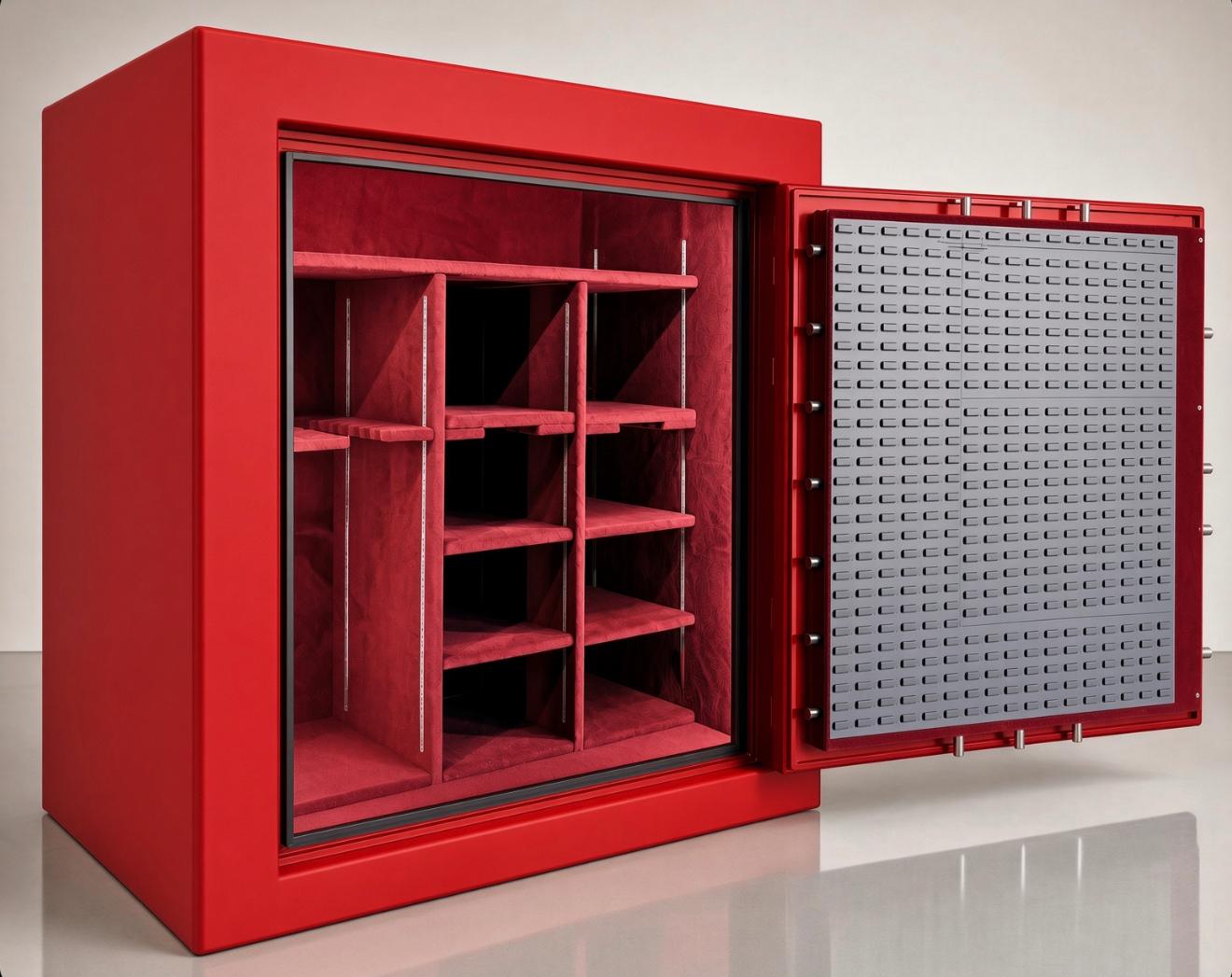 IRON AMERICAN 65 gun safe door open