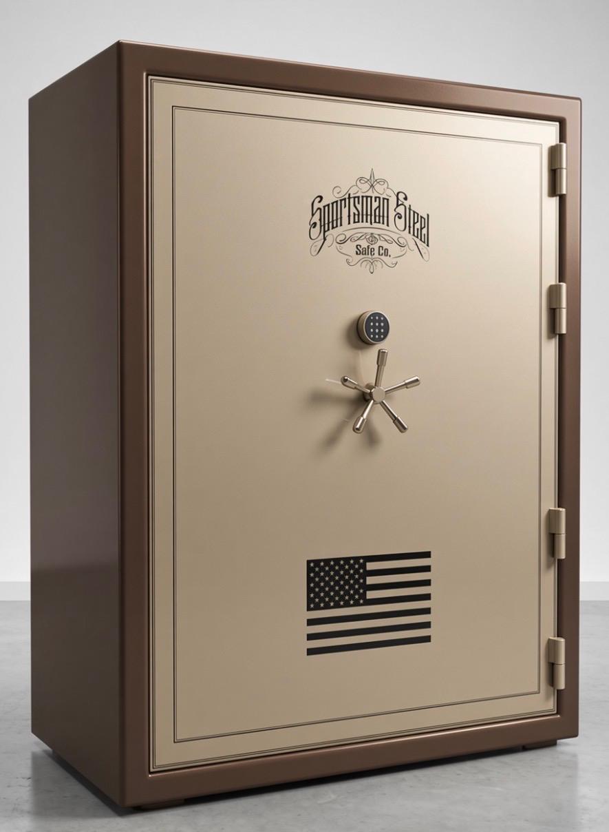 IRON AMERICAN 65 gun safe closed