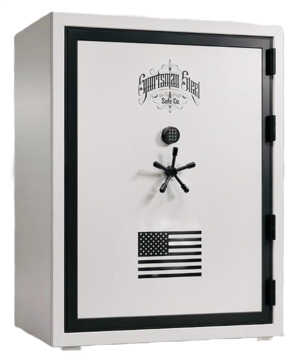 Iron-American 65 gun safe in white