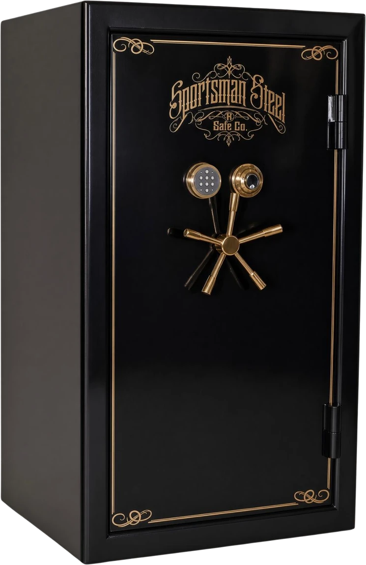 IRON AMERICAN 35 gun safe closed