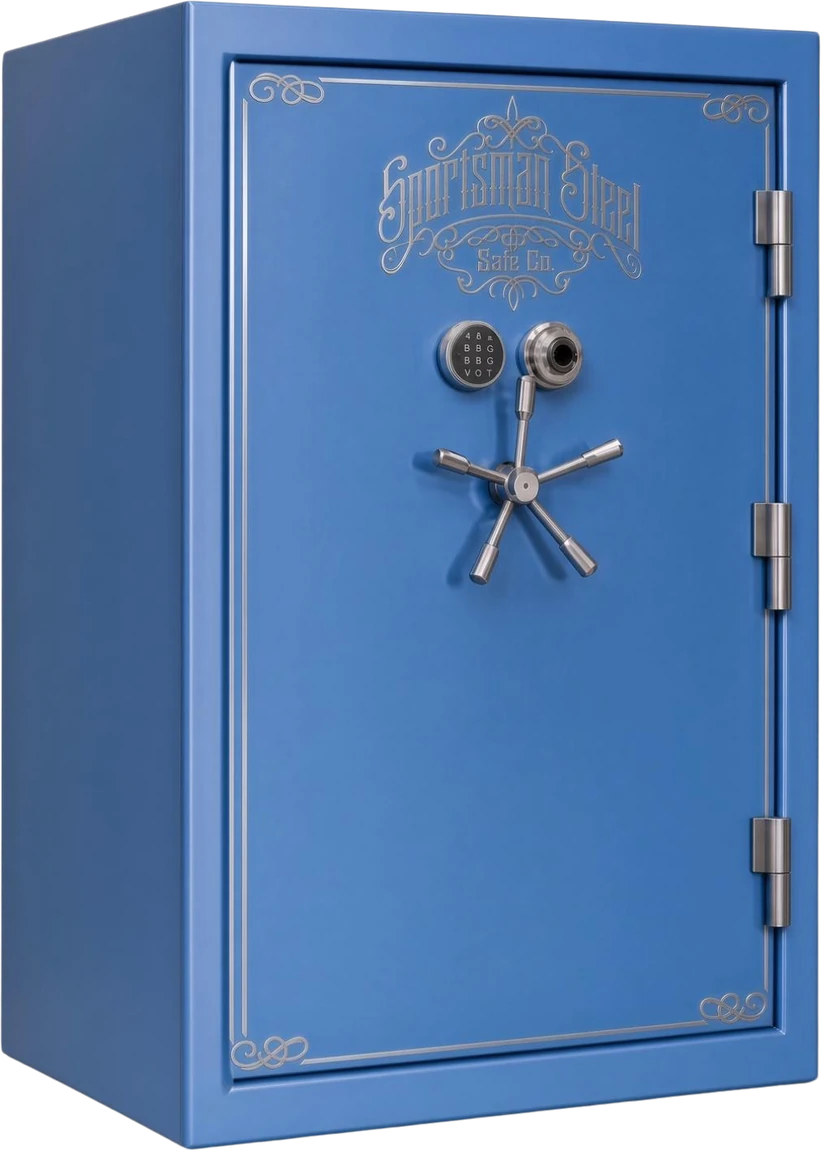 IRON AMERICAN 46 gun safe closed