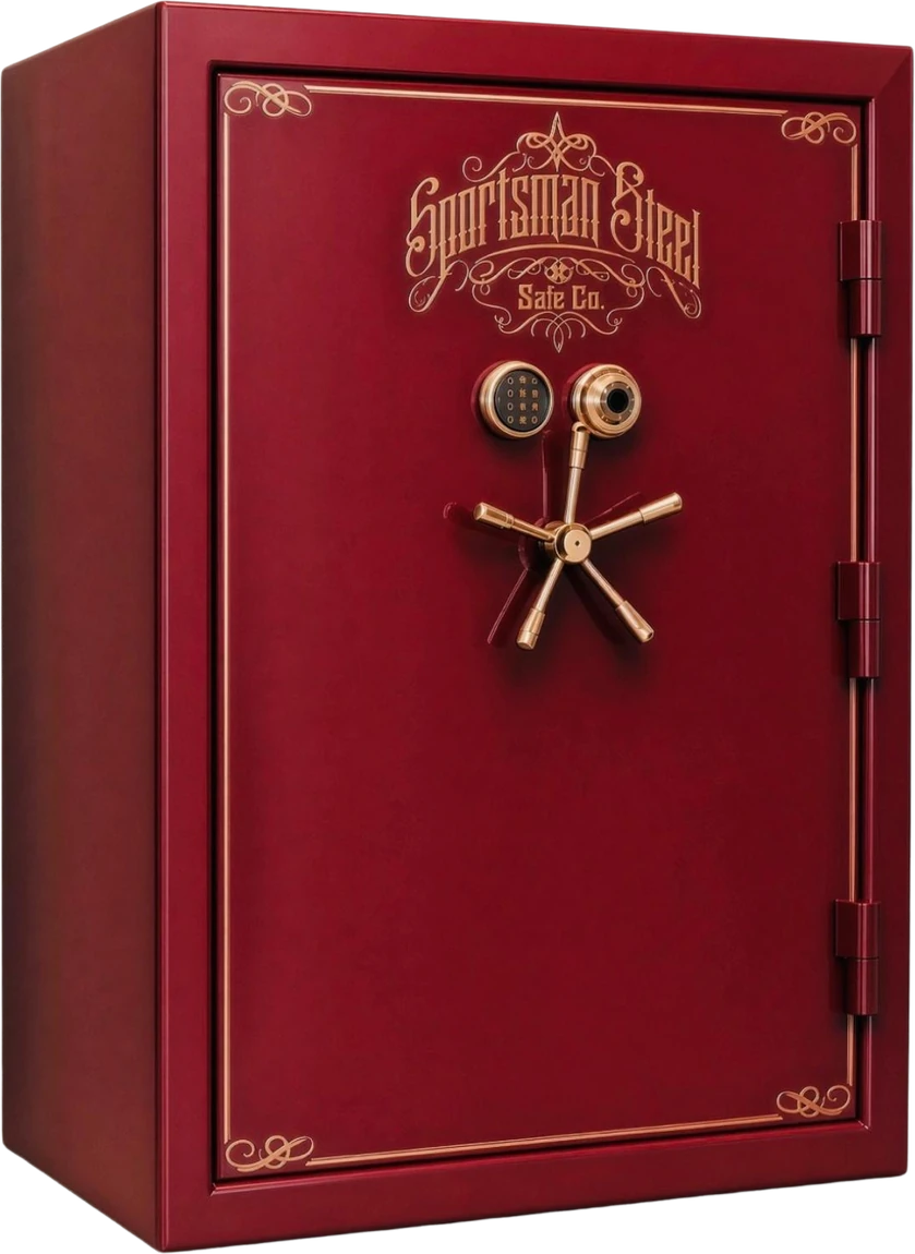 IRON AMERICAN 46 gun safe closed