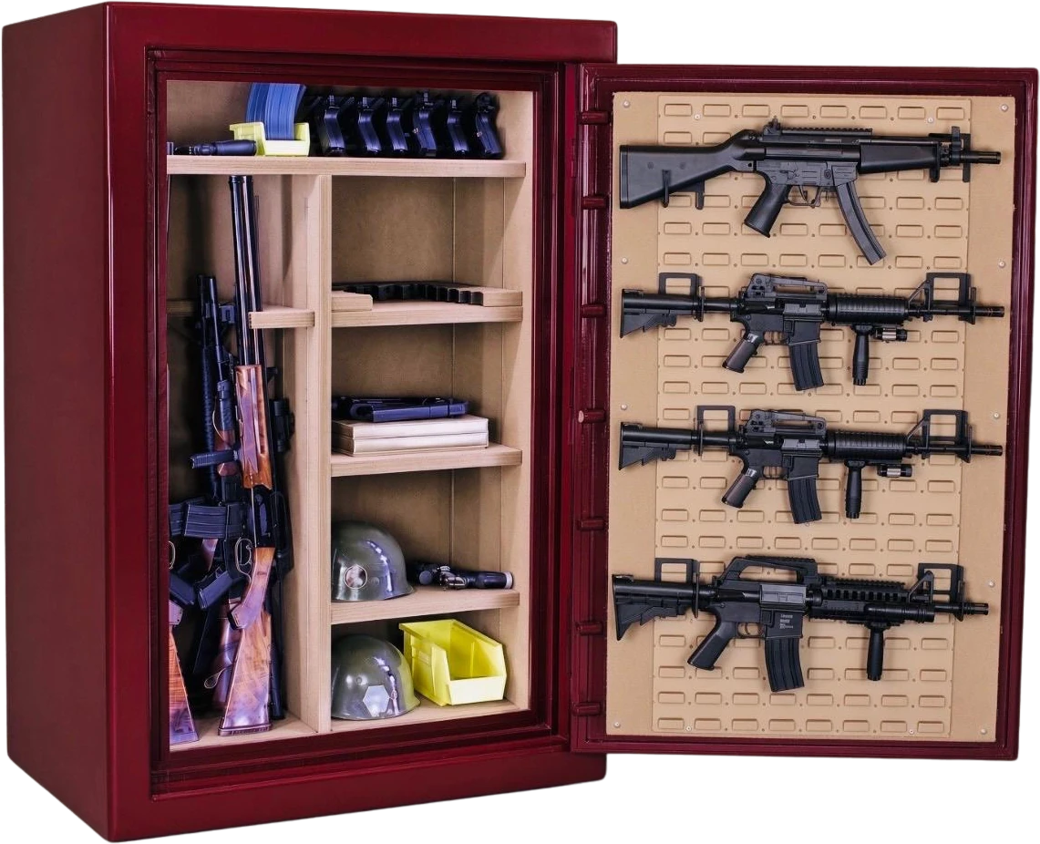 IRON AMERICAN 46 gun safe door open