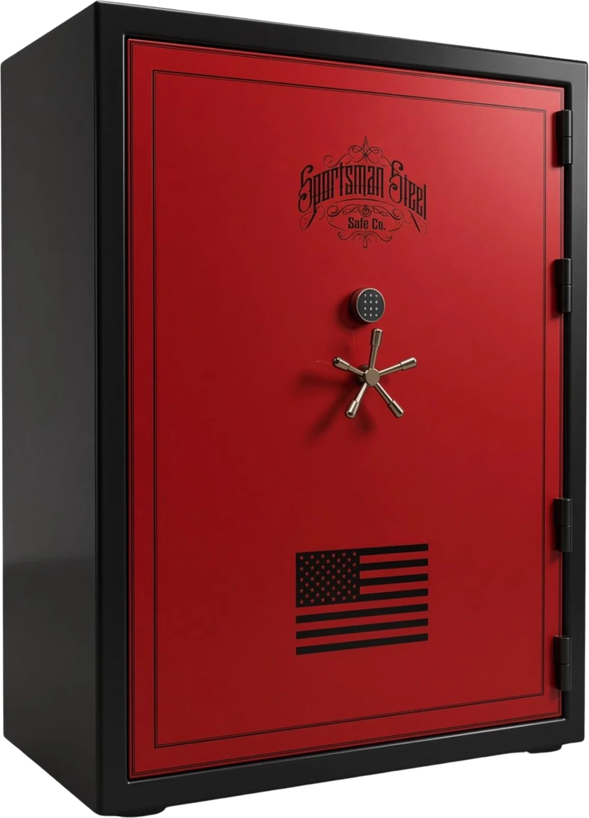 TACTICAL AMERICAN 65 gun safe closed