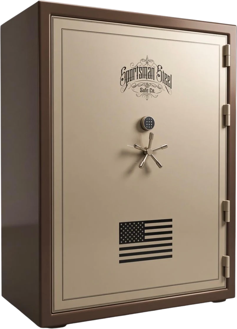 TACTICAL AMERICAN 65 gun safe closed