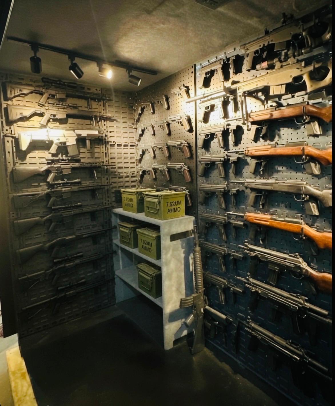Large vault room storm shelter