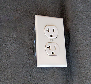 Optional electrical outlet