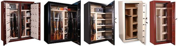 gun safe interiors, gun safe options
