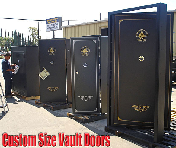 Custom size vault doors