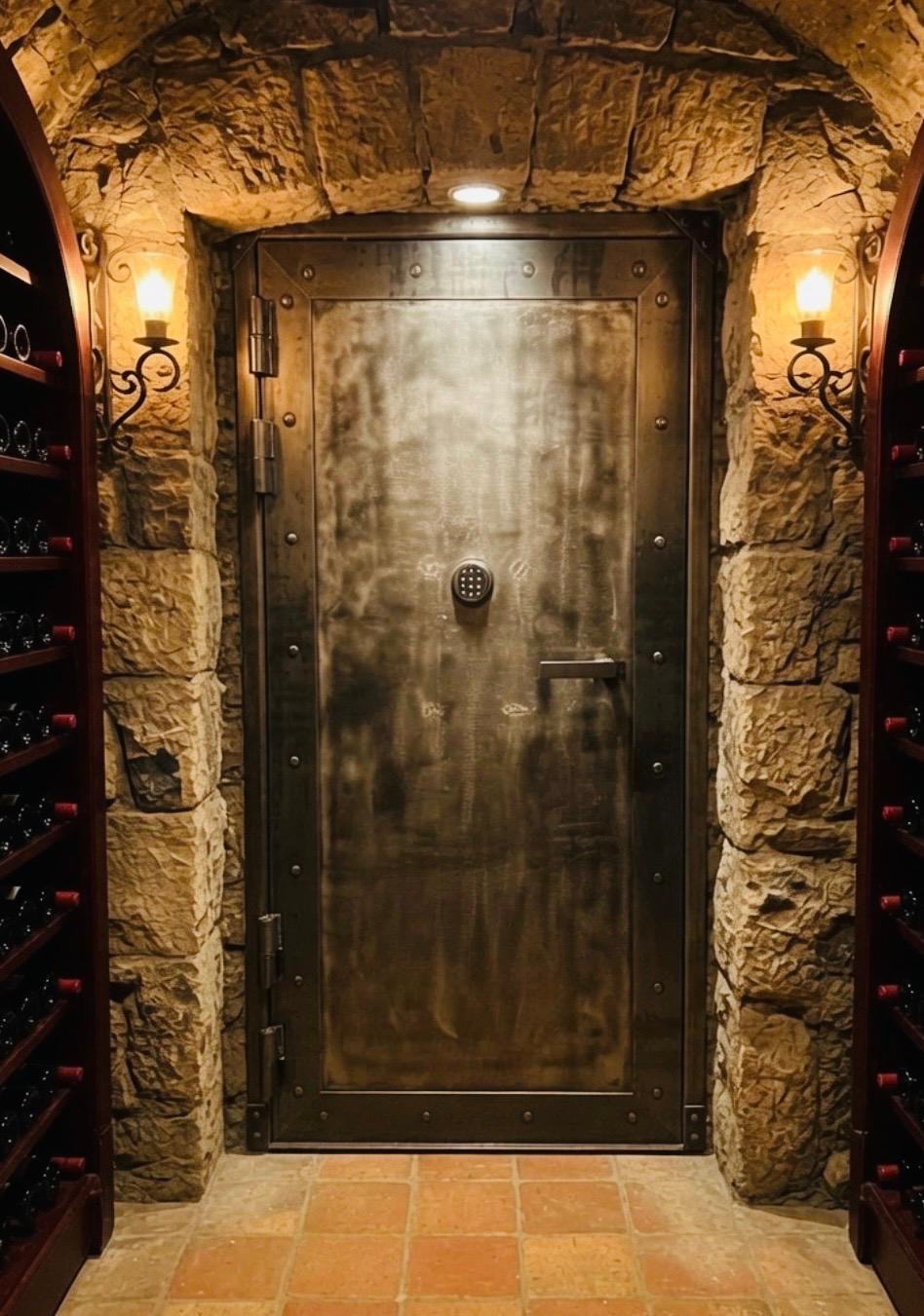Custom Wine Cellar Doors